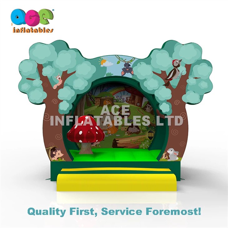 Forest Theme Mini Jumping Castle For Sale