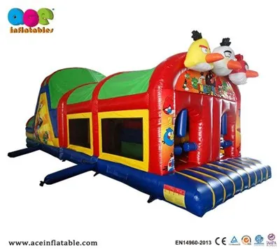 Angry Bird Napuhavač odskok kuća prepreka kurs za party i igralište