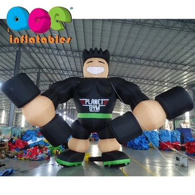 Reklamni model bodibildera na naduvavanje Muscle Man